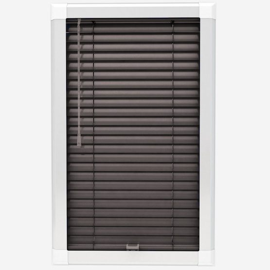 Matt Black Perfect Fit Venetian Blind