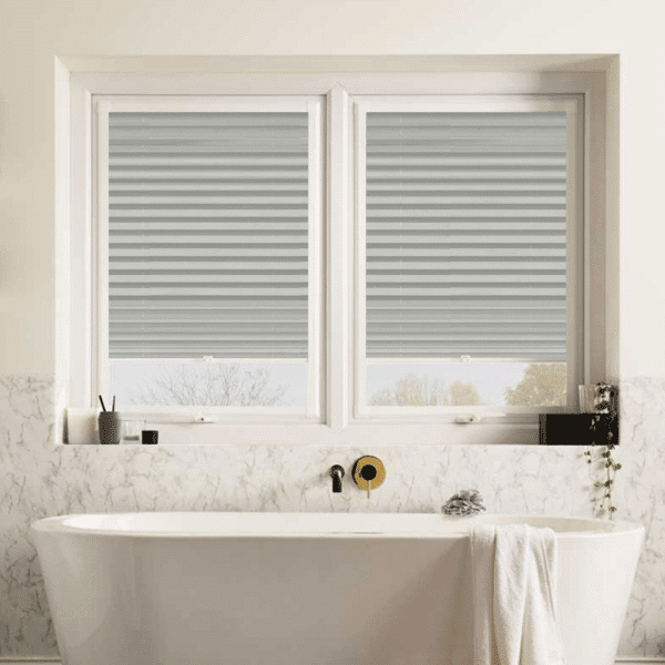 Duopleat Light Grey - Perfect Fit Pleated