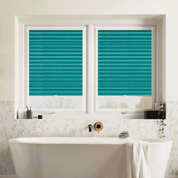 Duopleat Turquoise - Perfect Fit Pleated