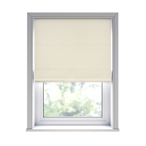 Lora Ivory - Roman Blind