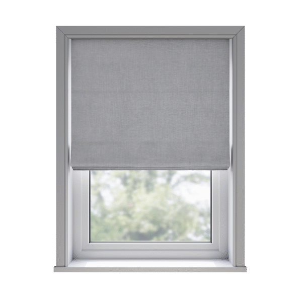 Ortega Silver - Roman Blind