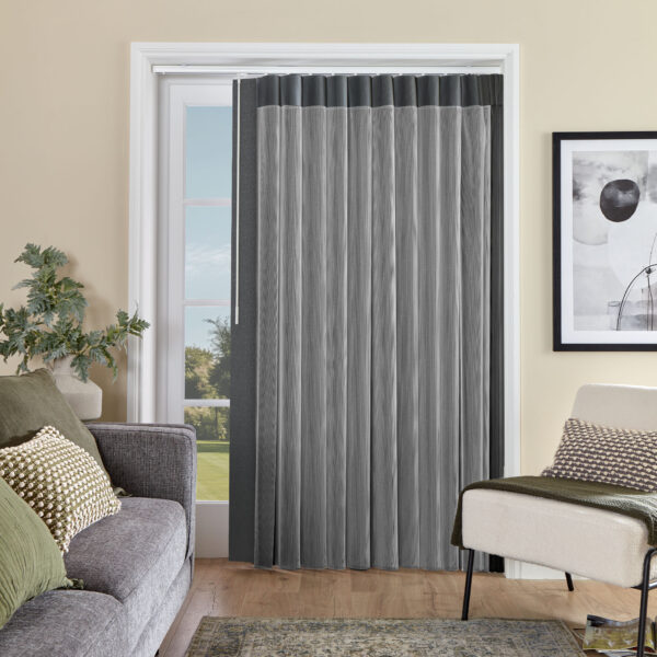 Natural Dark Grey Allusion Blind